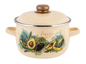 APPETITE 1MC201P Avocado эмал сфер 4,0л Кастрюля APPETITE 1MC201P Avocado эмал сфер 4,0л