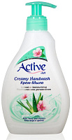 ACTIVE Крем-мыло 350 мл. С дозатором. Алоэ-Вера (511801641) Жидкое крем-мыло ACTIVE Крем-мыло 350 мл. С дозатором. Алоэ-Вера (511801641)