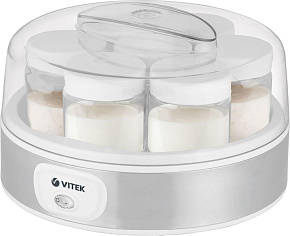 VITEK VT-2601 серый/белый Йогуртница