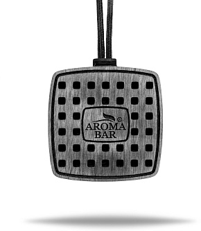 AROMA BAR подвеска "AROMАквадрат" в черно-белом цвете 49341 Ароматизатор