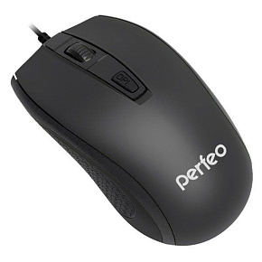 PERFEO (PF-4932) PROFIL PF-383-OP-B черная Мышь проводная оптическая