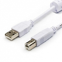 ATCOM (АТ6152) кабель USB 2.0 AM/BM - 0,8 м (для переферии 1 FERITE) (10) кабель
