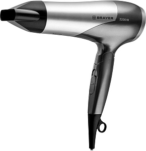 BRAYER BR3008 черный\серебристый Фен