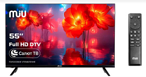 MIU U55SLT101SV SMART TV безрамочный Телевизор MIU U55SLT101SV, код ТН ВЭД 8528722001