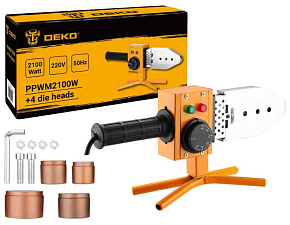 DEKO PPWM2100W 4 насадки (20-40 мм) 063-4247 Аппарат для сварки полипропилена