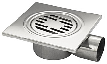 САНАКС 00023 Трап из нержавеющей стали 150х150 горизонтальный (2) Трап