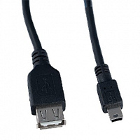 PERFEO (A7016) переходник USB2.0 A розетка - MINI USB вилка (5) Кабель, переходник