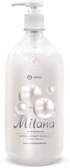 GRASS 126201 Milana жемчужное с дозатором (флакон 1000мл) Жидкое мыло GRASS 126201 Milana жемчужное с дозатором (флакон 1000мл)