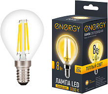 ENERGY LED G45F-8-E14-3000 (109321) Лампа светодиодная