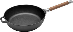 РОССИЯ 0326 Сковорода чугунная, 26 см, со съёмной ручкой