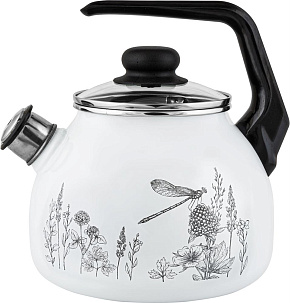 APPETITE 4с209я FLORA-2 эмал 3,0л со свистком Чайник APPETITE 4с209я FLORA-2 эмал 3,0л со свистком
