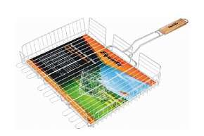 SPARTA 69553 Решетка-гриль 240х310х55 мм, объемная хромированная Решетка д/гриля