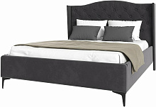 НК-МЕБЕЛЬ TANGO кровать 1600х2000 Велюр Серый 72306798 (2 кор.) Кровать интерьерная