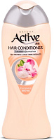 ACTIVE Кондиционер для нормальных волос "Экстракты розового ириса и протеинов шелка", с силиконовыми частицами, 400 мл (512002001) Кондиционер для нор