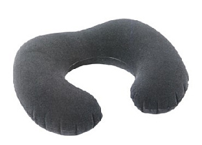 INTEX Подушка надувная для шеи 36x30x10 см (велюр) Дорожная (в коробке) INTEX. Арт. 68675 Подушка надувная