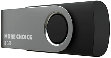 MORE CHOICE (4610196407512) MF8-4 USB 8Gb 2.0 Black Флэш-накопитель