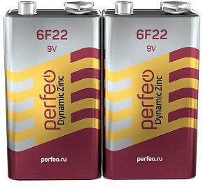 PERFEO (PF 6F22/2SH) 6F22/2SH Dynamic Zinc Батарейки