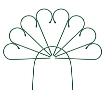 RUSSIA Заборчик Садово-парковый Павлин 0,7х0,9м 65043 Заборы декоративные