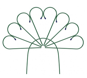 RUSSIA Заборчик Садово-парковый Павлин 0,7х0,9м 65043 Заборы декоративные