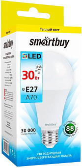 SMARTBUY (SBL-A70-30-30K-E27) 30W/3000/E27 Лампа светодиодная