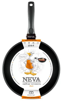 NEVA N124 а/пр литая 24см Neva Black Сковорода NEVA N124 а/пр литая 24см Neva Black