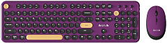 AULA AC306 Eggplant Purple-Black Клавиатура+мышь