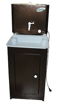 ЧИСТЮЛЯ (бак полимерное покр. с ЭВН+мойка пластм.) медь Умывальник