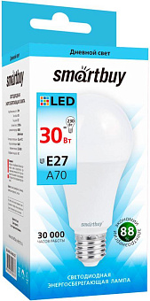 SMARTBUY (SBL-A70-30-40K-E27) 30W/4000/E27 Лампа светодиодная
