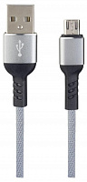 PERFEO (U4806) USB A вилка - Micro USB вилка, 2.4A, серый, длина 1 м., Micro Premium Кабель