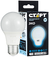 СТАРТ LEDGLSE27 7W 40 WS Лампа