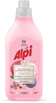 GRASS 125880 ALPI концентрат для шерсти и шелка (флакон 1л) Гель для стирки GRASS 125880 ALPI концентрат для шерсти и шелка (флакон 1л)