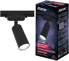 RITTER 59876 7 ARTLINE GU10 алюминий черный Светильник трековый накладной
