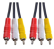 PERFEO (R3102) 3XRCA - 3XRCA 1 м Аудио-видео шнур PERFEO (R3102) 3XRCA - 3XRCA 1 м