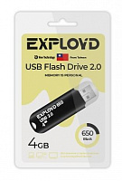 EXPLOYD EX-4GB-650-Black USB флэш-накопитель