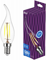REV 32495 9 FC37 5Вт E14 4000К Лампа filament