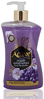 ACTIVE Жидкое мыло жемчужное 450 мл. С дозатором. Виноград и цветок (511801638) Жидкое мыло ACTIVE Жидкое мыло жемчужное 450 мл. С дозатором. Виноград