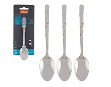 MALLONY Набор ложек чайных ROMA, 3 шт (007372) Столовые приборы