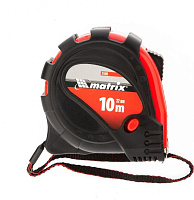 MATRIX Рулетка Status Magnet 3 fixations,10 м х 32 мм,обрезиненный корпус,зацеп с магнитом 31000 Рулетка