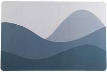 РЫЖИЙ КОТ Коврик для ванной с противоскользящей основой, прямоугольный, серый (110065) Коврик для ванной