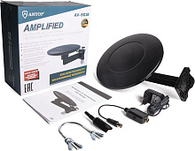 ANTOP AV-9018 DVB-T2 и ДМВ+МВ+FM активная Антенна комнатная ANTOP AV-9018 DVB-T2 и ДМВ+МВ+FM активная