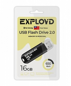 EXPLOYD EX-16GB-650-Black USB флэш-накопитель