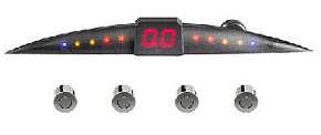 INTERPOWER IP-422 WHITE 4 датчика (21mm) Датчик парковки