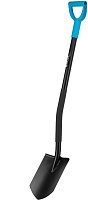 PALISAD LUXE Лопата штыковая профессиональная, 195х285х1200 мм, цельнометаллическая, LUXE Palisad 61371