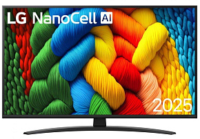 LG 50NANO81A6A.ARUG SMART TV WebOS 4K Ultra HD Телевизор LG 50NANO81A6A.ARUG (10131010/200226/5049267/2, ИНДОНЕЗИЯ)