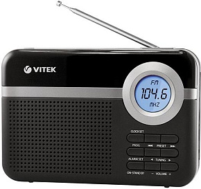 VITEK VT-3592 черный Радиоприёмник