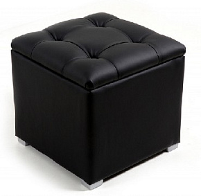 БИТЕЛ Пуф КЛАССИК черный (С-118) (1 кор.) Корпусная мебель