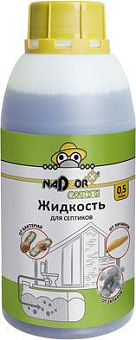 NADZOR Жидкий концентрат для септиков, 0.5 л, Garden BIOWC1 Жидкий концентрат для септиков