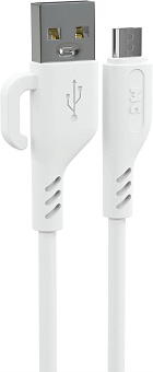 MORE CHOICE (4620202554369) K81m 2м USB 2.4A для micro USB - 2 м , белый Кабель