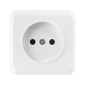 SMARTBUY (SBE-03w-10-S1-N) Юпитер, 1-местная, белый Розетка