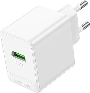 BOROFONE (6941991104749) BAS12A 1USB 3.0A QC3.0 18W White СЗУ